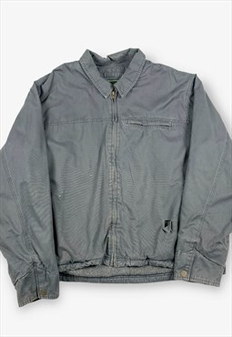 Vintage eddie bauer denim workwear jacket 2xl BV15543