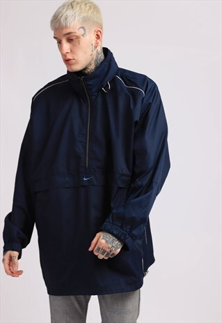 VINTAGE NIKE 1/2 ZIP SHELL JACKET