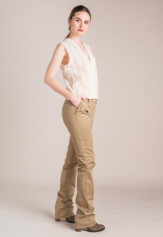 BEIGE TROUSERS