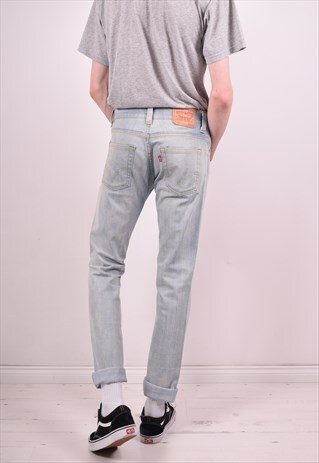 LEVI'S 511 MENS VINTAGE JEANS W30 L34 BLUE 90S