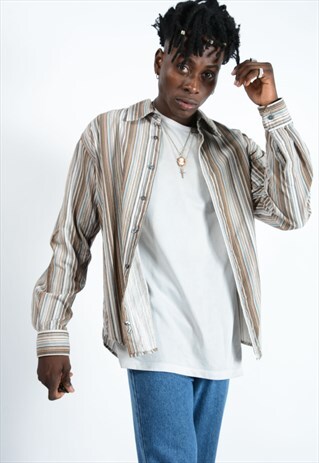 VINTAGE CORDUROY SHIRT STRIPED.