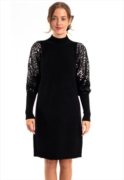 Gold and Sliver Sequin embellished design jumper dress