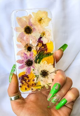 iPhone 6/6s Handmade Phone Case/ Pressed Flower Case