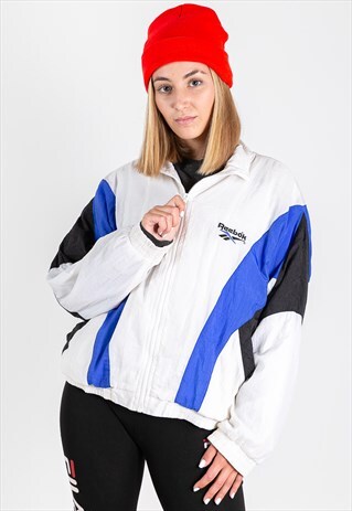 VINTAGE 80S REEBOK SHELL JACKET / S7828