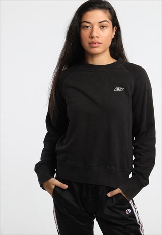 90S REEBOK EMBROIDERED LOGO SWEATSHIRT