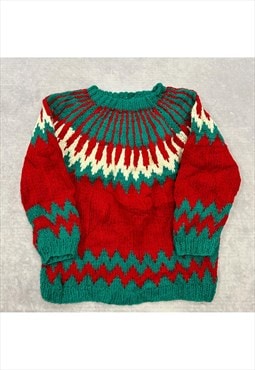 Vintage Knitted Jumper Women's M