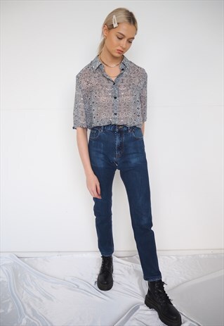 VINTAGE QUIKSILVER INDIGO STRAIGHT JEAN