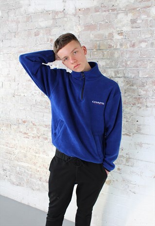 VINTAGE RALPH LAUREN CHAPS 1/4 ZIP FLEECE