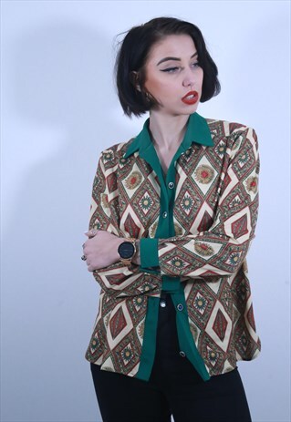 VINTAGE PATTERNED BLOUSE