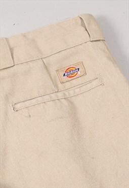 Vintage Dickies Canvas Trousers Beige Skater Cargo Pants W44