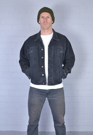 BLACK DENIM JACKET