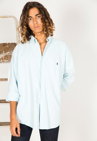 VINTAGE 80S POLO RALPH LAUREN SHIRT / R0506