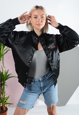 Vintage US Coach jacket in black with embroidery. | Best Days Vintage ...