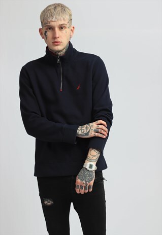 VINTAGE NAUTICA 1/4 ZIP SWEATSHIRT