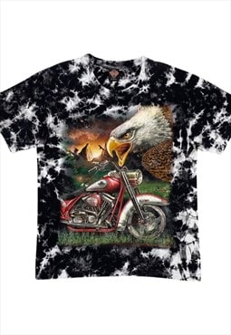 Rock Eagle Tie Dye T-Shirt (1990s) L