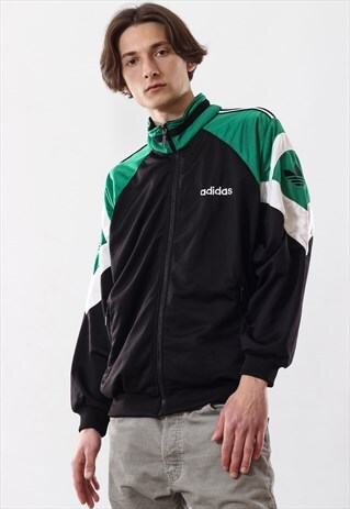 90'S VINTAGE MENS ADIDAS ORIGINALS BIG LOGO TRACK TOP JACKET