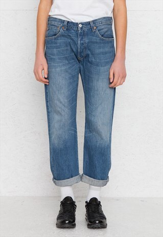 VINTAGE BLUE LEVI'S 501 FIT DENIM JEANS