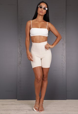 AYM BLISS CROP TOP IN IVORY WHITE