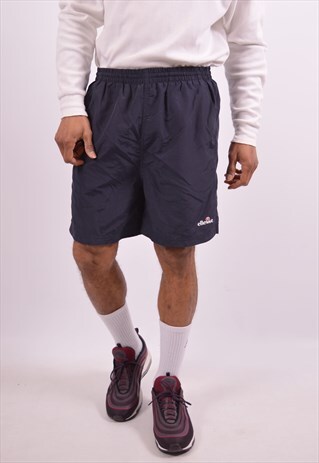 VINTAGE ELLESSE SPORT SHORTS NAVY BLUE