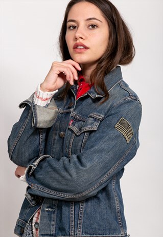 VINTAGE 80S ORIGINAL LEVI'S DENIM TRUCKER JACKET SP201861
