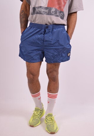 STONE ISLAND MENS VINTAGE SHORTS XL BLUE 90S