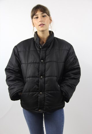 VINTAGE LEVI'S BLACK PUFFER JACKET