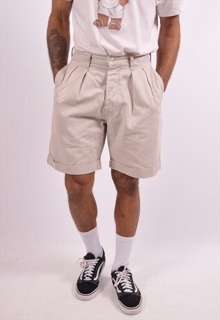 LEVI'S MENS VINTAGE SHORTS W32 BEIGE 90S