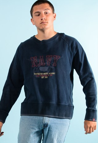 LEVI'S NAVY SWEATSHIRT