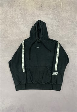 Nike Hoodie Pullover Embroidered Graphic Logo Sweatshirt