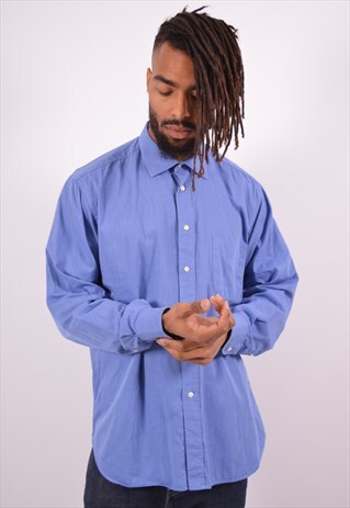 VINTAGE BURBERRY SHIRT BLUE