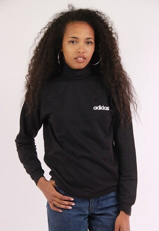 VINTAGE ADIDAS POLO NECK TOP