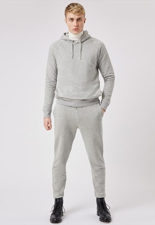 MEN'S JOGGERS IN PREMIUM HEATHER GREY COTTON