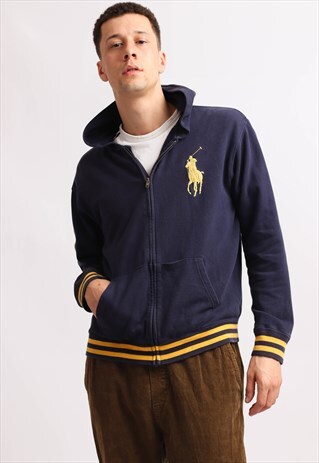 VINTAGE POLO RALPH LAUREN ZIP-UP SWEATSHIRT