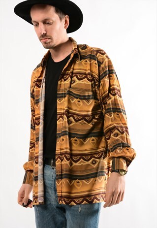 FESTIVAL VINTAGE ABSTRACT SHIRT.