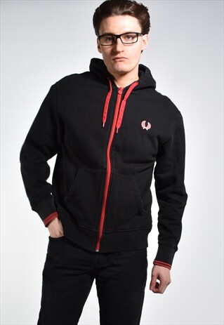 2000S FRED PERRY ZIPPED HOODIE