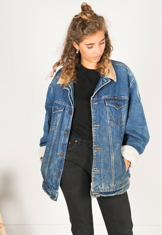 VINTAGE 80S WRANGLER WINTER BLANKET JACKET / R3100C402