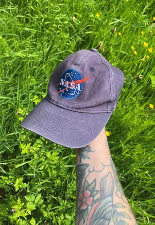 Vintage 90s NASA Embroidered Hat Cap