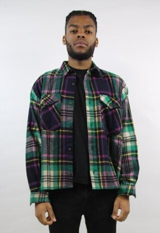 VINTAGE 90'S THICK FLANNEL SHIRT