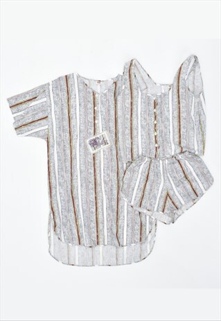 VINTAGE 90'S SISLET 3 PIECE SET STRIPES MULTI