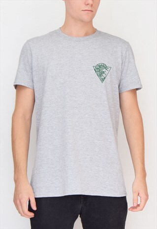 GREY WAVES (GREEN) T-SHIRT