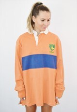 Vintage RALPH LAUREN 1/4 Embroidered Logo Sweatshirt Shirt