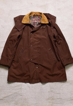 Vintage 90s Marlboro Classics Brown Outdoor Coat Jacket