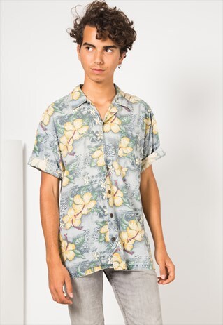VINTAGE 80S HAWAIIAN SHIRT / S1675