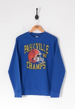 Vintage parkville champs baseball sweatshirt m BV10002