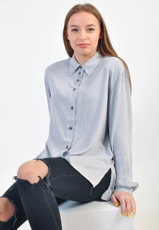 VINTAGE 90'S SHIRT IN GREY