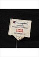 VINTAGE CHAMPION SPELLOUT BLACK SWEATSHIRT MENS