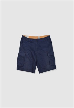 Vintage 90s Timberland Cargo Shorts in Navy Blue