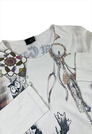 Y2K JUST CAVALLI LONG SLEEVE TOP