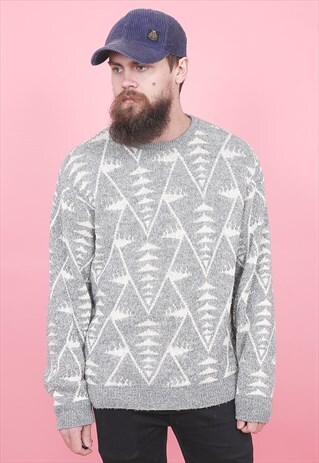 VINTAGE PATTERNED JUMPER /R1212