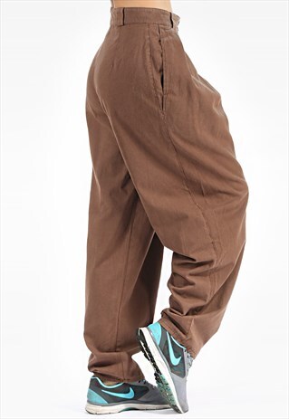 LOOSE FIT HIGH WAISTED PANTS